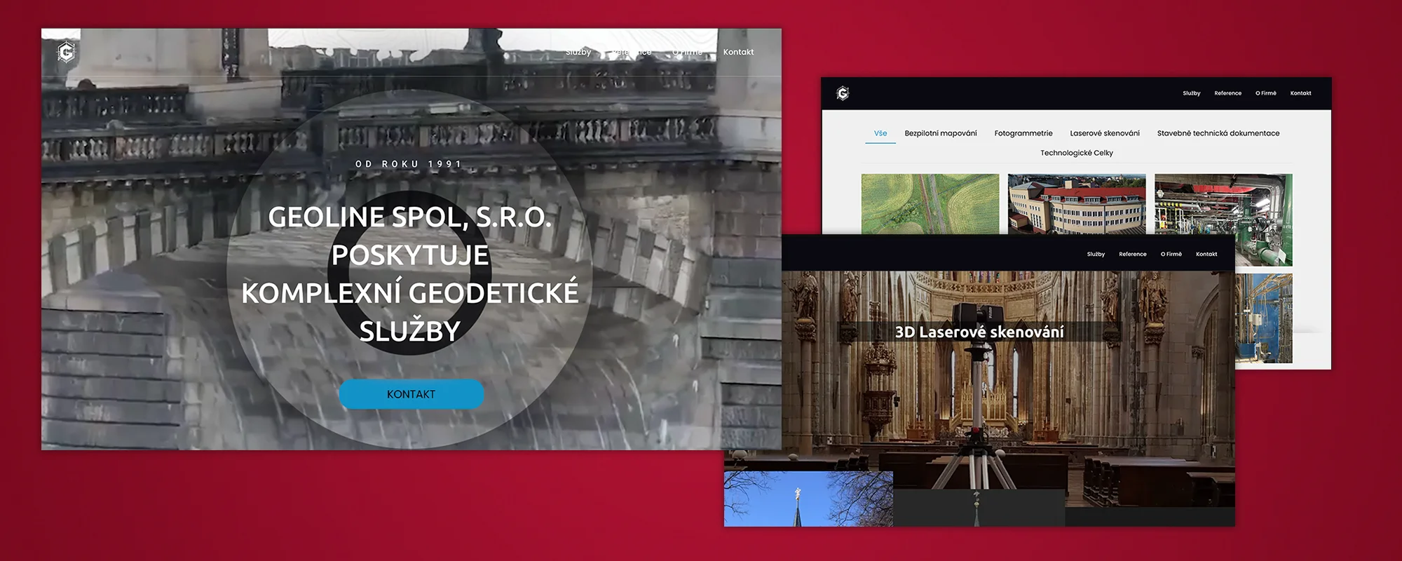 Geoline spol, s.r.o. web