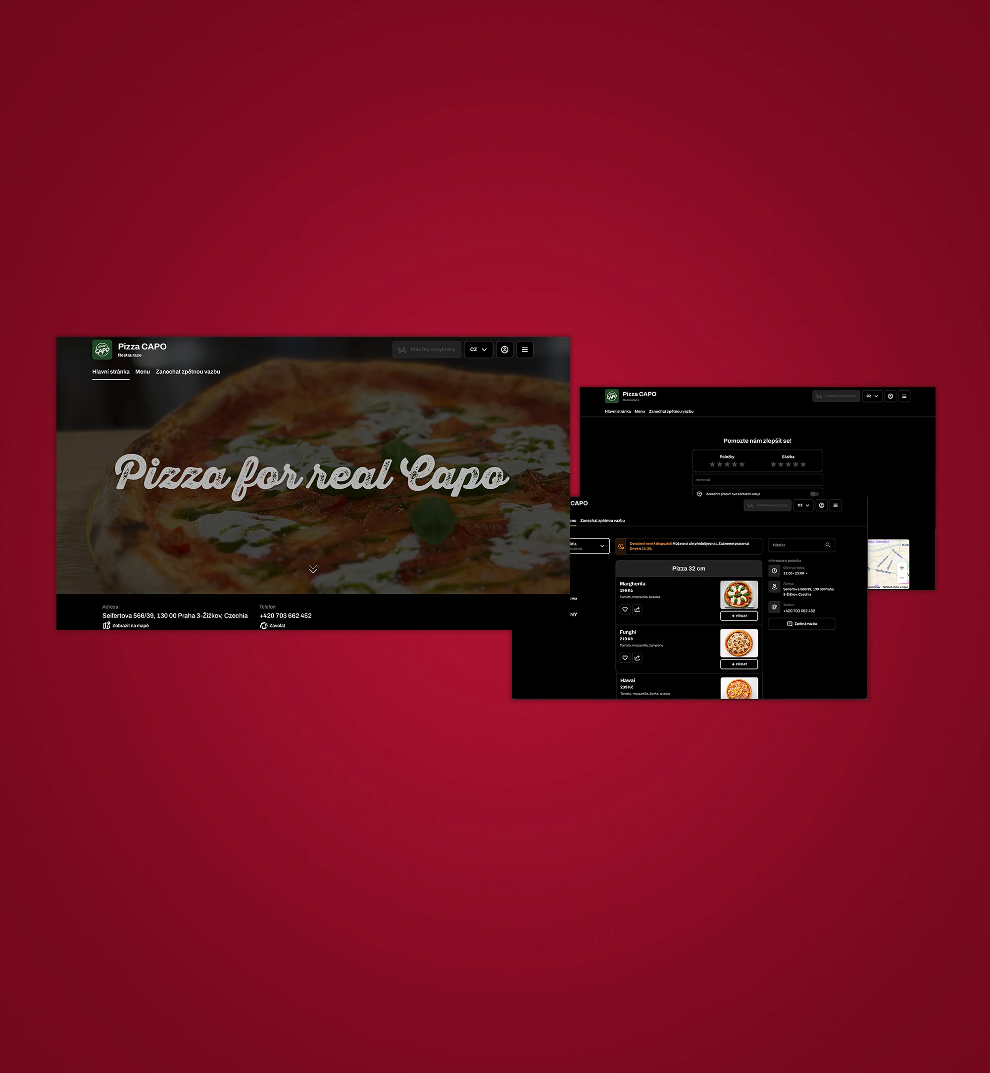 Pizza Capo tablet